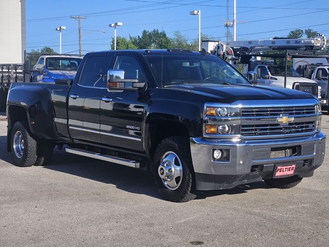 Black 2016 Chevrolet Silverado 3500HD LTZ Crew Cab 4WD Pickup Truck Four-Wheel Drive 6-Speed Automatic