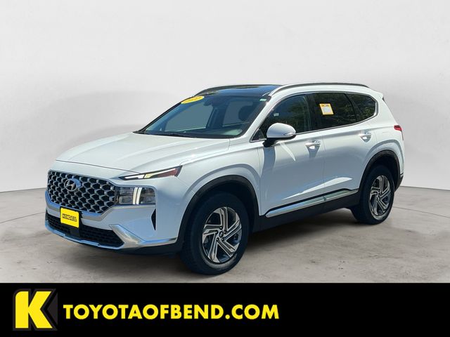Quartz White 2022 Hyundai Santa Fe SUV / Crossover All-Wheel Drive 8-Speed Automatic