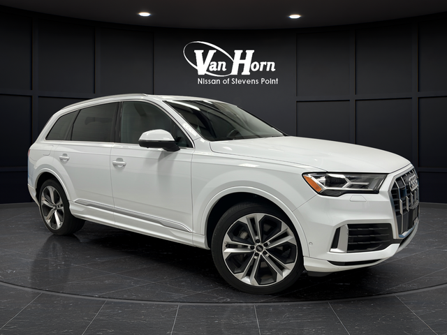 Glacier White 2021 Audi Q7 SUV / Crossover All-Wheel Drive 8-Speed Automatic