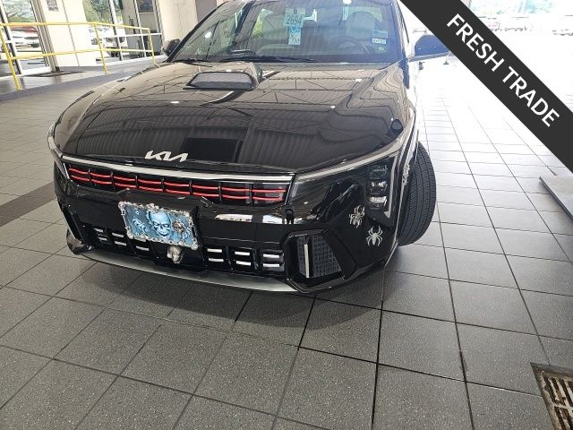 Aurora Black Pearl 2025 Kia K4 GT-Line FWD Sedan Front-Wheel Drive Continuously Variable Transmission