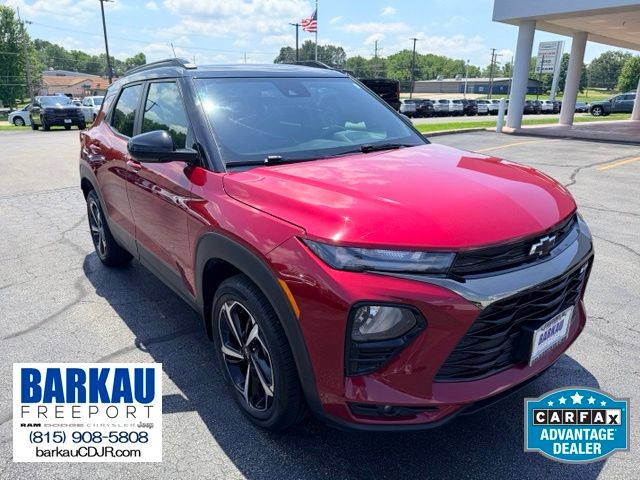 Red 2021 Chevrolet Trailblazer SUV / Crossover Four-Wheel Drive 9-Speed Automatic