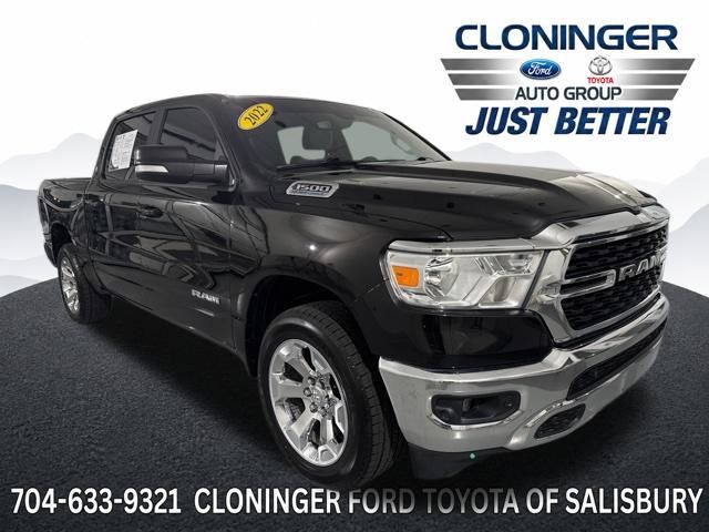 Diamond Black 2022 RAM 1500 Pickup Truck Four-Wheel Drive 8-Speed Automatic