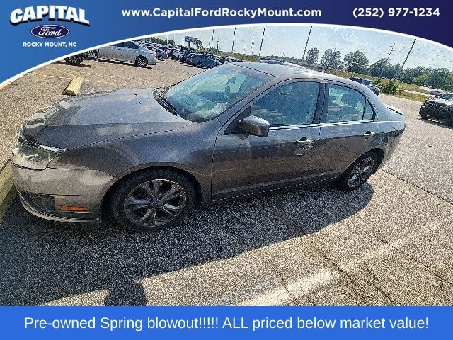 Sterling Gray Metallic 2012 Ford Fusion SE Sedan Front-Wheel Drive 6-Speed Automatic