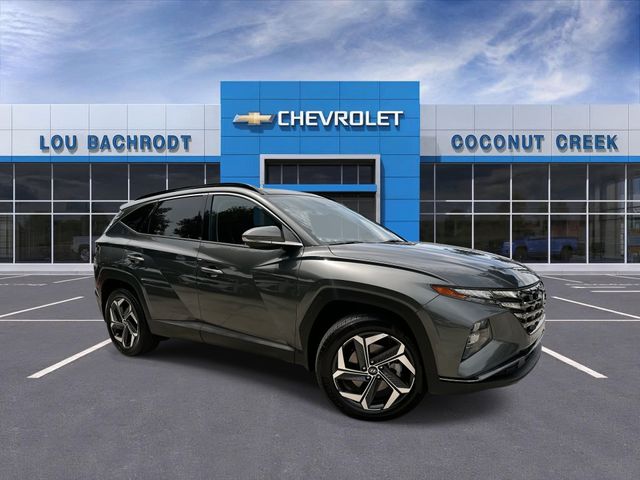 Gray 2022 Hyundai Tucson Hybrid SUV / Crossover All-Wheel Drive 6-Speed Automatic