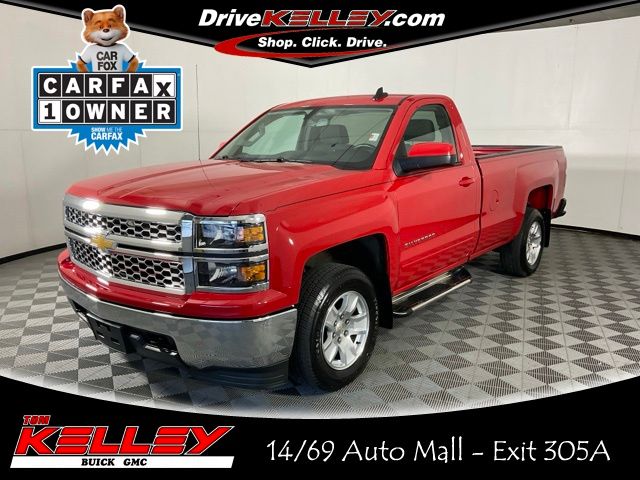 Victory Red 2015 Chevrolet Silverado 1500 Pickup Truck Four-Wheel Drive 6-Speed Automatic Overdrive