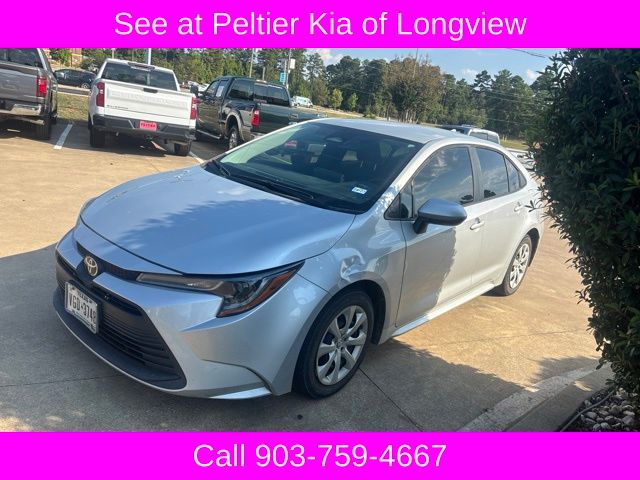 Silver 2024 Toyota Corolla Sedan Front-Wheel Drive Continuously Variable Transmission