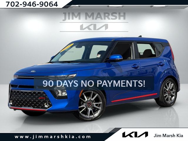 Neptune Blue 2021 Kia Soul GT-Line FWD SUV / Crossover Front-Wheel Drive Continuously Variable Transmission