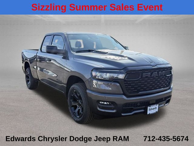 Gray (Granite Crystal Metallic Clearcoat) 2026 RAM 1500 Pickup Truck Four-Wheel Drive 8-Speed Automatic