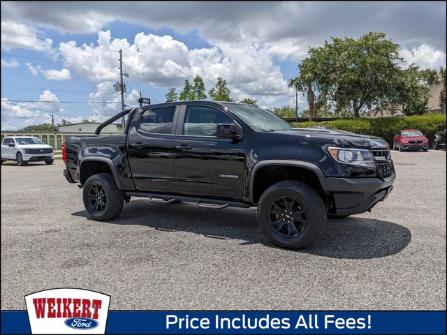 Black 2019 Chevrolet Colorado ZR2 Crew Cab 4WD Pickup Truck Four-Wheel Drive 8-Speed Automatic
