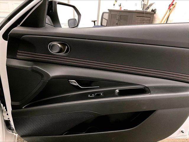 2023 Hyundai Elantra N Line White at Klick Lewis Buick Chevrolet