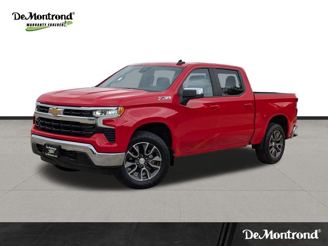 2022 Chevrolet Silverado 1500 LT Red at DeMontrond Gulf Freeway