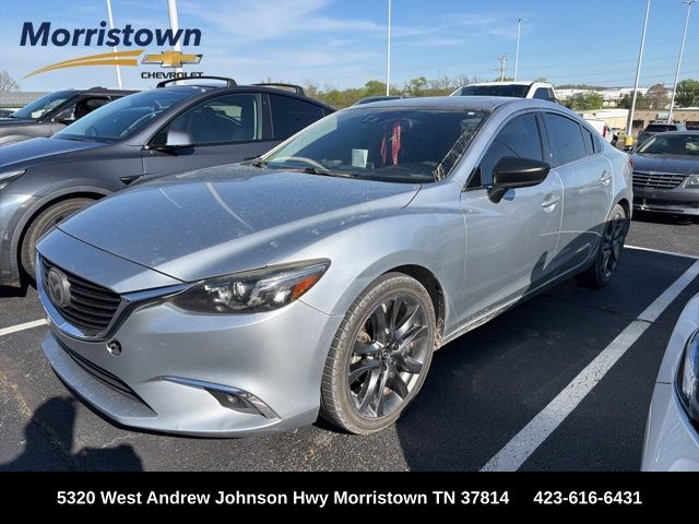 Sonic Silver Metallic 2016 Mazda MAZDA6 i Grand Touring Sedan Front-Wheel Drive 6-Speed Automatic