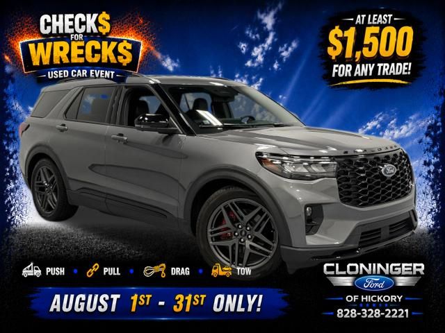 Carbonized Gray Metallic 2025 Ford Explorer SUV / Crossover All-Wheel Drive Automatic