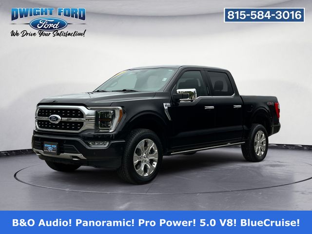 Black Metallic 2022 Ford F-150 Pickup Truck Four-Wheel Drive Automatic
