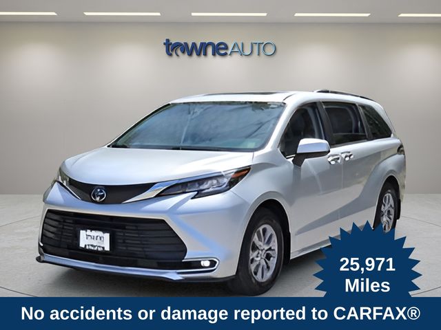 Celestial Silver Metallic 2023 Toyota Sienna Minivan All-Wheel Drive Continuously Variable Transmission
