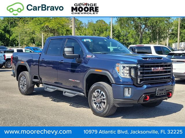 Pacific Blue Metallic 2021 GMC Sierra 2500HD Pickup Truck Four-Wheel Drive Automatic