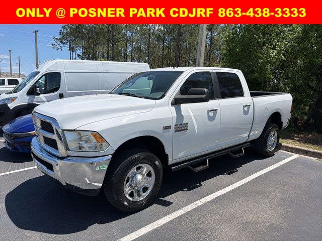 Bright White Clearcoat 2017 RAM 2500 SLT Crew Cab 4WD Pickup Truck Four-Wheel Drive 6-Speed Automatic