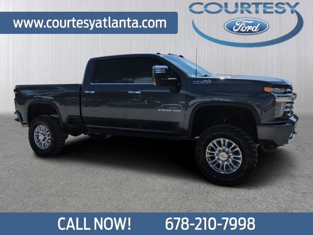 Shadow Gray Metallic 2020 Chevrolet Silverado 2500HD High Country Crew Cab 4WD Pickup Truck Four-Wheel Drive Automatic