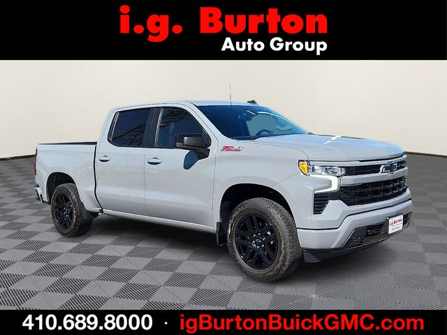 Slate Gray Metallic 2024 Chevrolet Silverado 1500 Pickup Truck Four-Wheel Drive Automatic