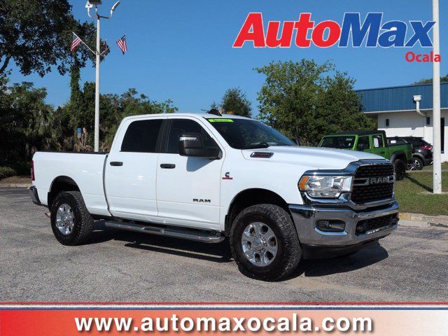 Bright White Clearcoat 2023 RAM 2500 Pickup Truck Four-Wheel Drive 6-Speed Automatic