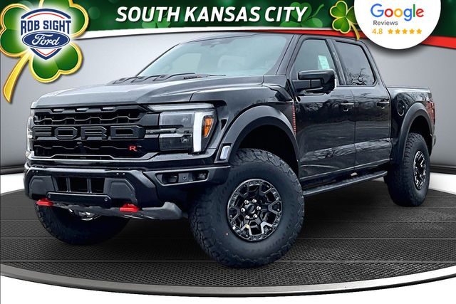 Agate Black Metallic 2025 Ford F-150 Raptor SuperCrew 4WD Pickup Truck Four-Wheel Drive Automatic