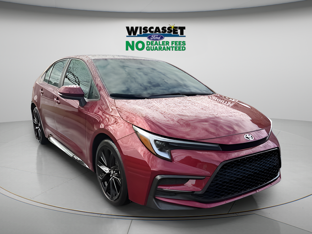 Red 2024 Toyota Corolla SE FWD Sedan Front-Wheel Drive Continuously Variable Transmission
