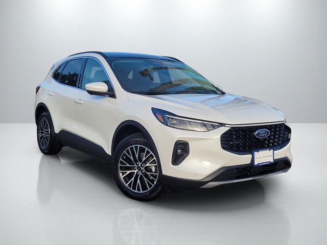 White Metallic 2025 Ford Escape Hybrid Plug-in SUV / Crossover Front-Wheel Drive Continuously Variable Transmission