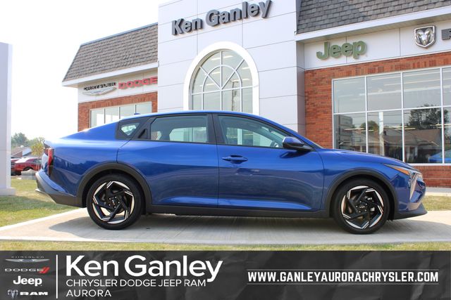 Deep Sea Blue 2025 Kia K4 Sedan Front-Wheel Drive Continuously Variable Transmission