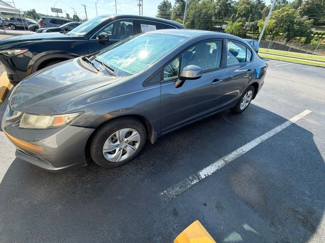 Polished Metal Metallic 2013 Honda Civic Sedan Front-Wheel Drive 5-Speed Automatic