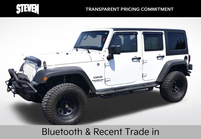 Bright White Clearcoat 2015 Jeep Wrangler Unlimited Sport 4WD SUV / Crossover Four-Wheel Drive 5-Speed Automatic