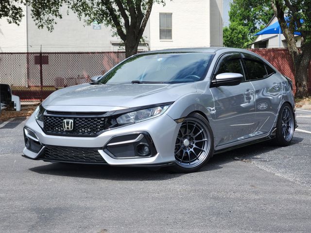 Lunar Silver Metallic 2021 Honda Civic Hatchback Sport FWD Hatchback Front-Wheel Drive Continuously Variable Transmission