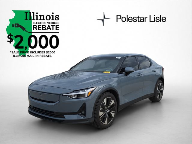 Thunder Metallic 2024 Polestar 2 Long Range Dual Motor AWD Sedan All-Wheel Drive 1-Speed Automatic
