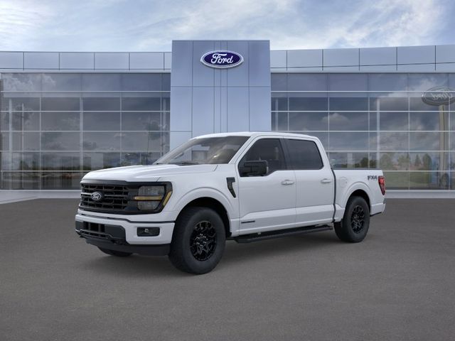 Oxford White 2025 Ford F-150 XLT SuperCrew 4WD Pickup Truck Four-Wheel Drive Automatic