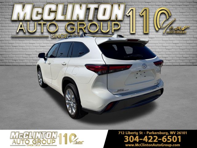 2020 White Toyota Highlander Limited AWD SUV