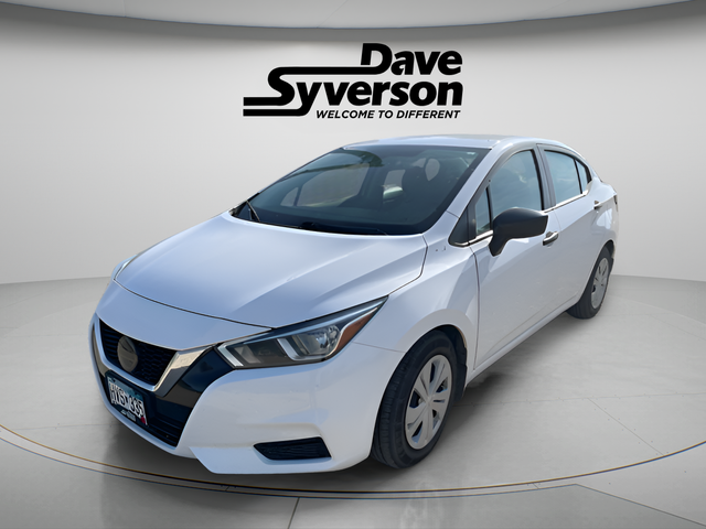 White (Fresh Powder) 2021 Nissan Versa Sedan Front-Wheel Drive Continuously Variable Transmission