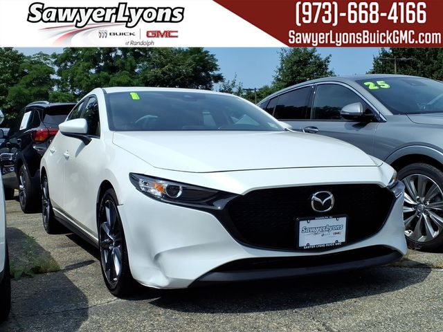 Snowflake White Pearl Mica 2021 Mazda MAZDA3 Hatchback All-Wheel Drive 6-Speed Automatic