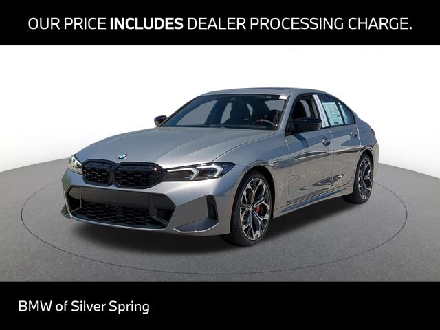 Gray (Skyscraper Grey Metallic) 2026 BMW 3 Series M340i xDrive Sedan All-Wheel Drive 8-Speed Automatic