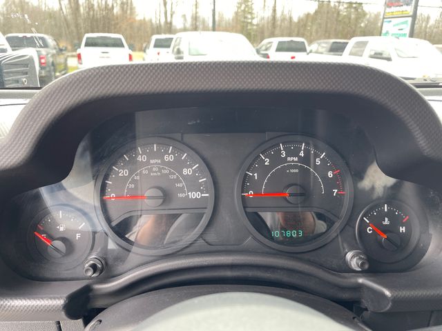 2008 Jeep Wrangler Unlimited X - Red Rock Crystal Pearlcoat exterior view 13