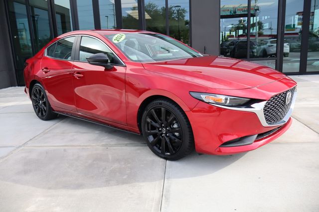 Soul Red Crystal Metallic 2024 Mazda MAZDA3 Sedan Front-Wheel Drive 6-Speed Automatic