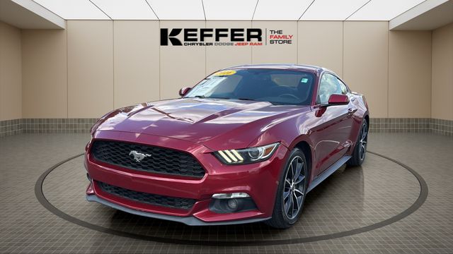 Ruby Red Metallic Tinted Clearcoat 2016 Ford Mustang EcoBoost Coupe RWD Coupe Rear-Wheel Drive 6-Speed Automatic