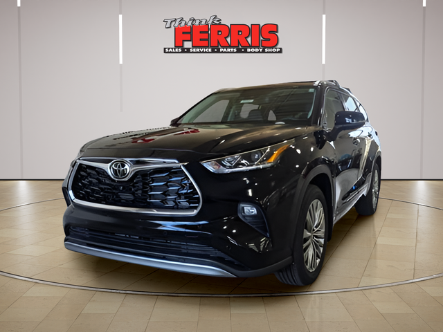 Midnight Black 2026 Toyota Highlander Hybrid Platinum AWD SUV / Crossover All-Wheel Drive Continuously Variable Transmission