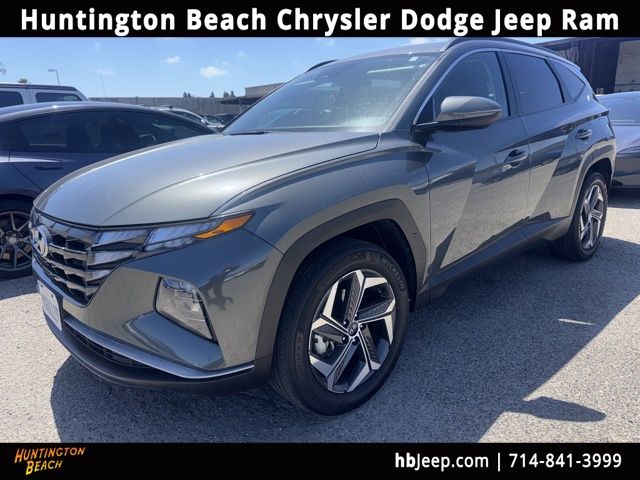 Amazon Gray 2023 Hyundai Tucson Hybrid Plug-In SEL AWD SUV / Crossover All-Wheel Drive 6-Speed Automatic