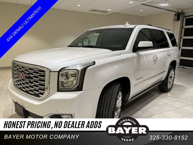 White Frost Tricoat 2019 GMC Yukon SUV / Crossover Four-Wheel Drive