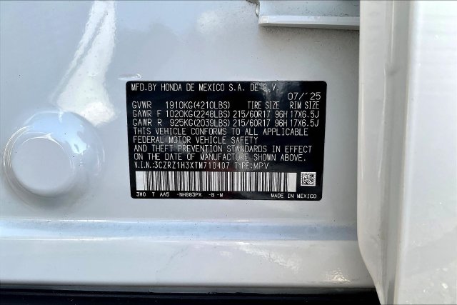 Used 2026 Honda HR-V SUV