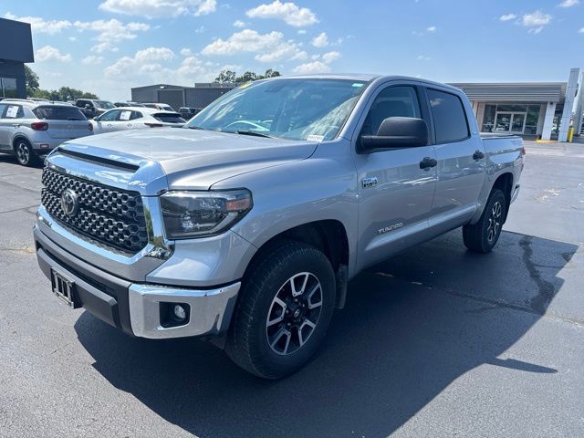 Silver Sky Metallic 2020 Toyota Tundra Pickup Truck Four-Wheel Drive 6-Speed Automatic
