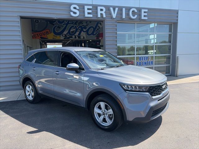 2023 Kia Sorento LX Silver at Rafferty Subaru