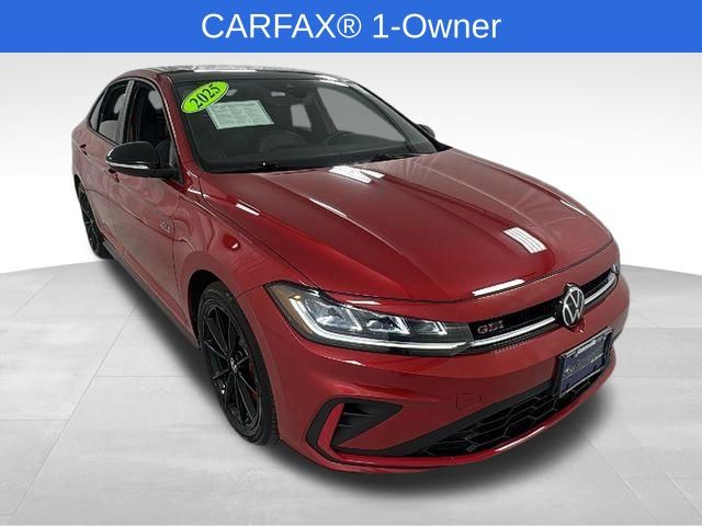 Kings Red Met/Deep Blk Rf 2025 Volkswagen Jetta GLI Autobahn FWD Sedan Front-Wheel Drive 6-Speed Manual