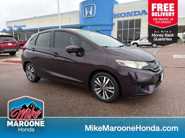 Passion Berry Pearl 2016 Honda Fit EX Hatchback Front-Wheel Drive Continuously Variable Transmission