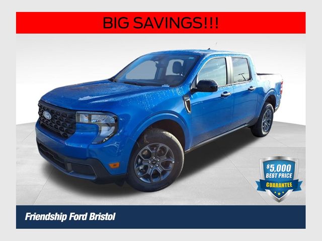 Blue 2025 Ford Maverick Pickup Truck Front-Wheel Drive Continuously Variable Transmission