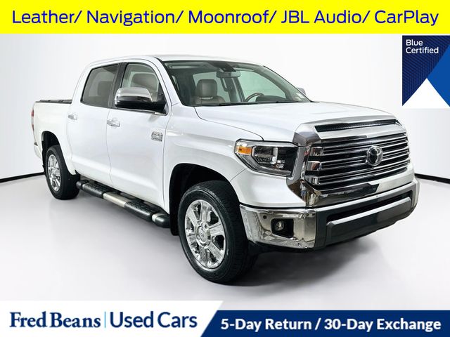 Super White 2020 Toyota Tundra Pickup Truck Four-Wheel Drive 6-Speed Automatic